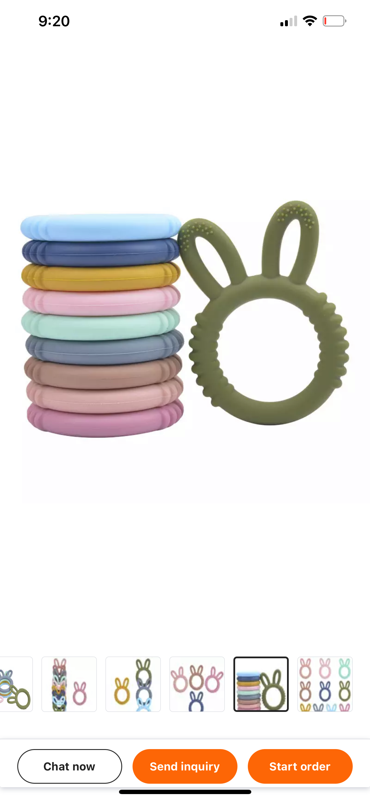 Rabbit teether